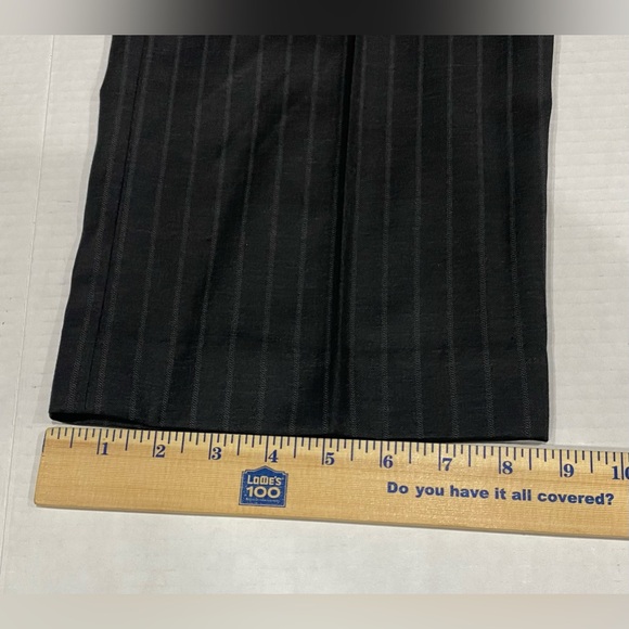 Hugo Boss US Black Pinstripe 2 Pc Suit Jacket And Pants Measurements In Pics - Picture 12 of 13